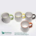 11oz White straight ceramic sublimated coffee mugs