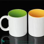 Inside Color Glazed Tea Cups 11oz