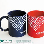 Custom 11oz sublimation mugs Color Glazed Ceramic Coffee Mugs
