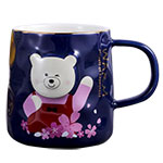 3D ceramic coffee mugs with Phnom Penh Blue Custom bear mugs wholesale