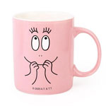 Custom 11oz pink Barbapapa cute children sublimation mugs creative ceramic cups with logo