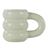 Wholesale 11oz cyan excrement shaped ceramic mugs  Spoof april fools day gift coffee cups