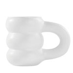 Manufacturers 11oz white excrement shaped ceramic mugs  Spoof april fools day gift coffee cups