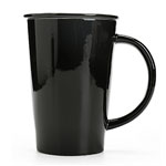 16oz wide mouth color glazed ceramic mugs promotional big horn ceramic coffee cups