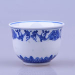 Jingdezhen porcelain cup without handle wine glass blue and white porcelain retro cups