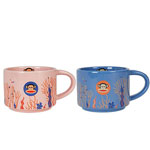 Wholesale Paul Frank sublimation mugs manufacturers valentines love pearl glaze ceramic coffee mugs
