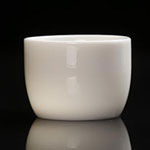 Custom Kung Fu tea cups mini straight plain white mutton fat jade ceramic tea cups manufacturers