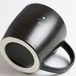 Wholesale matte plain black ceramic mugs with logo european luxury laserable coffee mugs