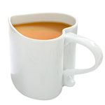 Wholesale 11oz plain white love mugs ceramic Heart shape coffee mugs couple china suppliers