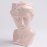 Stock pink european venus head shape ceramic mugs 3D statue coffee cups suppliers