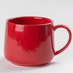 Espresso stoneware jar ceramic mugs Plain red coffee cups with disney logo