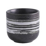 Wholesale japanese stoneware ceramic cup sky tea cup Hand painted wine cup