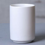Custom plain white tall straight ceramic mugs brief wash sublimation cups manufacturers
