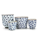Wholesale retro stoneware handmade mugs Irregular shaped ceramic cups without handle