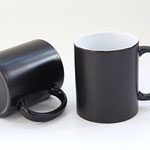 China black magic sublimation mugs for coffee ceramic stoneware cups personalised