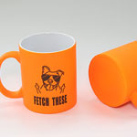 Custom ceramic coating mugs 11oz orange sublimation mugs with logo china factory