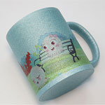 Fluorescent 11oz design your own mugs personalized stoneware coffee mugs