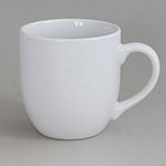 Custom Pure White Fat Tummy Espresso Ceramic Mug with Brand Logo