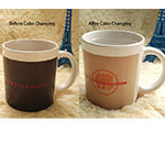 Magic Ceramic Mugs Promotional Color changing coffee mugs